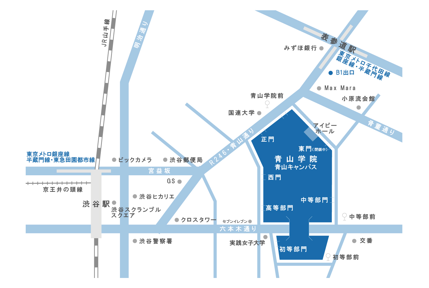 最寄駅からのアクセス
